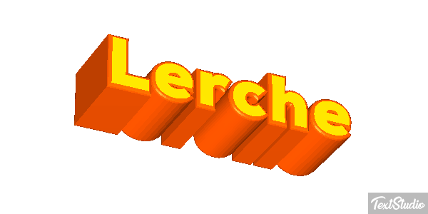 Lerche Texteffekt