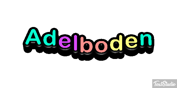 Adelboden Efekt tekstowy