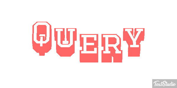 Query Texteffekt