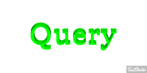 Query Texteffekt
