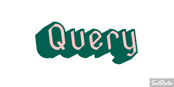 Query Texteffekt