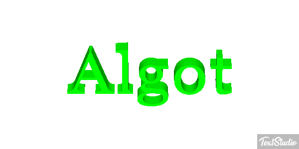 Algot Text effect