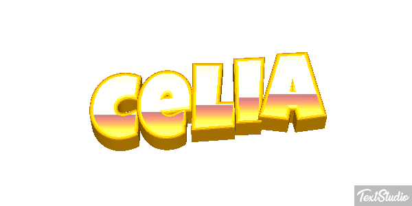 Celia Text effect
