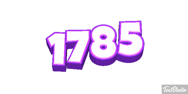 1785 Text effect