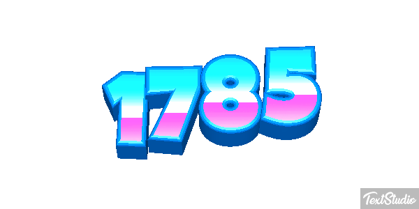 1785 Text effect