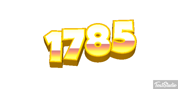 1785 Text effect