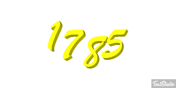 1785 Text effect