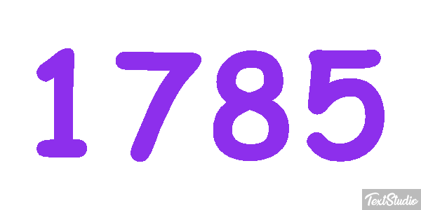 1785 Text effect