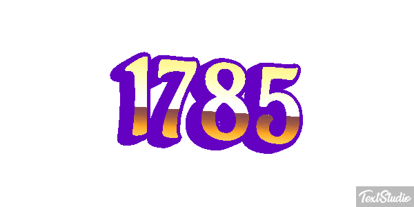 1785 Text effect