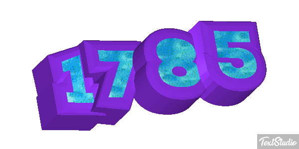 1785 Text effect
