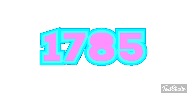 1785 Text effect