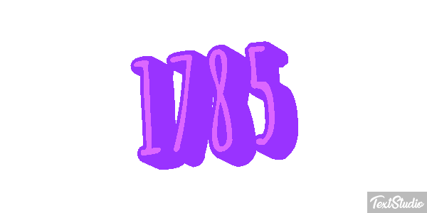 1785 Text effect