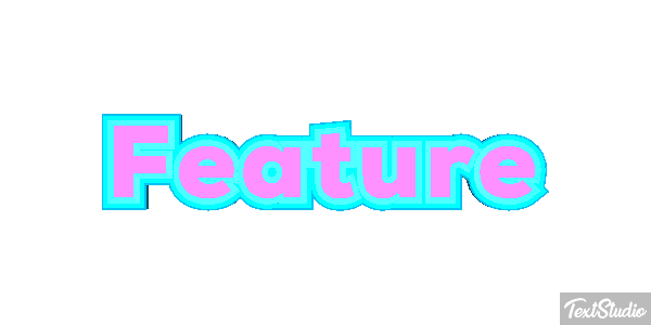 Feature Text effect