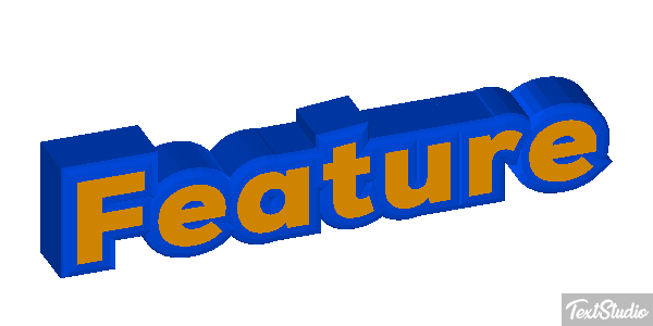 Feature Text effect