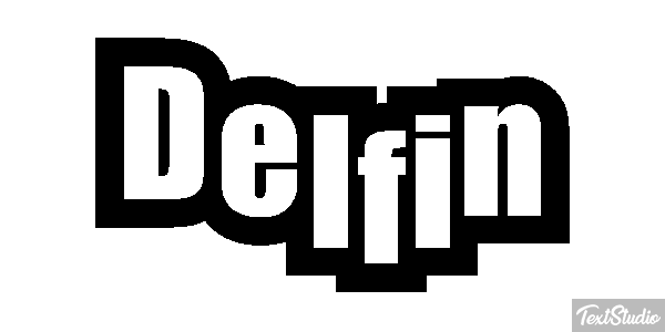 Delfín テキスト効果