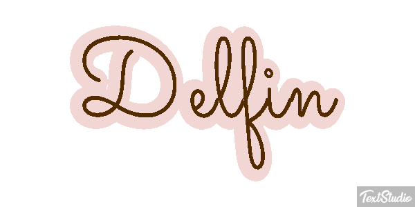 Delfín テキスト効果