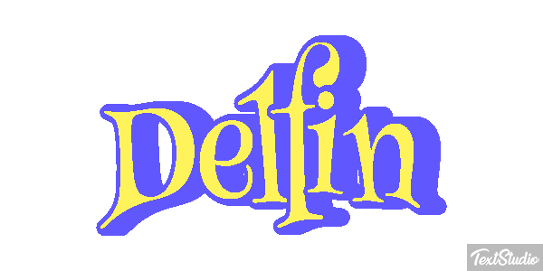 Delfín テキスト効果