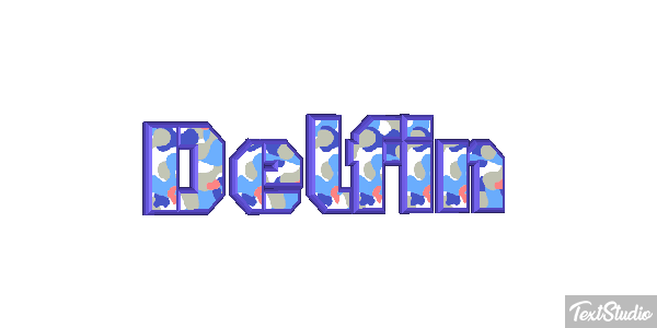 Delfín テキスト効果