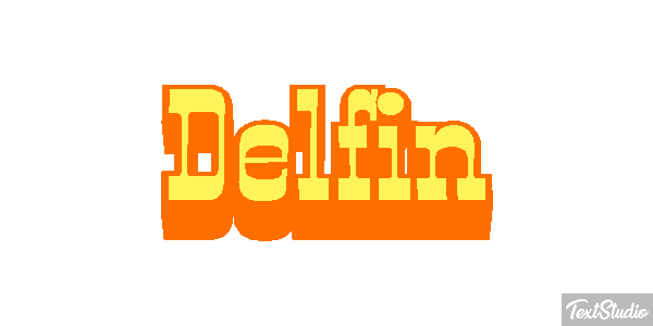 Delfín テキスト効果