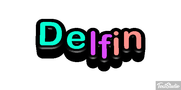 Delfín テキスト効果