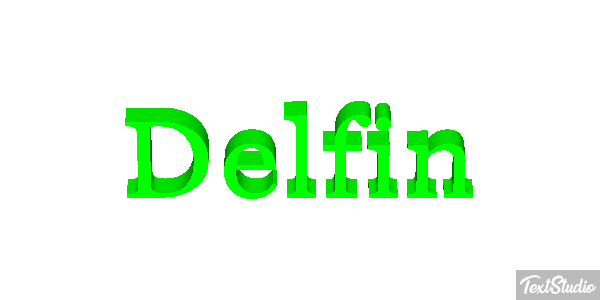 Delfín テキスト効果