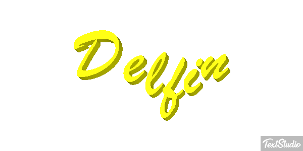 Delfín テキスト効果
