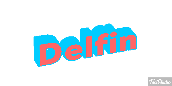 Delfín テキスト効果