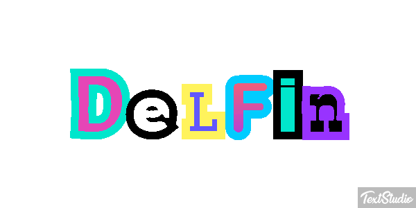 Delfín テキスト効果