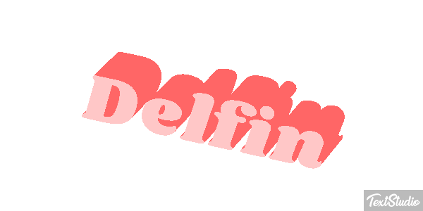 Delfín テキスト効果