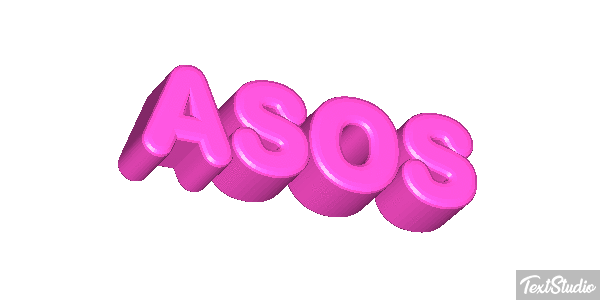 ASOS Text effect