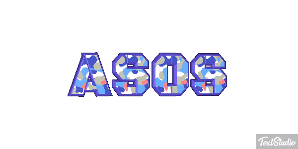 ASOS Text effect
