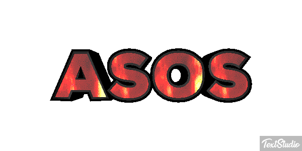 ASOS Text effect