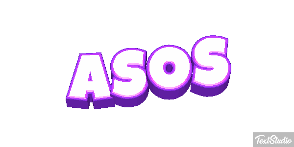 ASOS Text effect