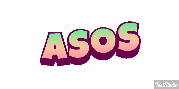 ASOS Text effect