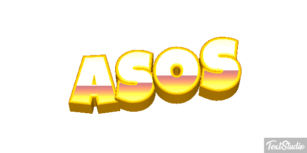 ASOS Text effect