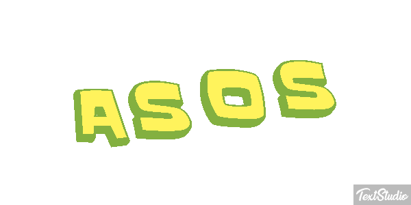 ASOS Text effect