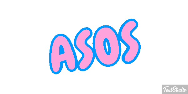ASOS Text effect