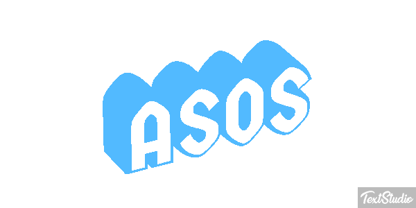 ASOS Text effect