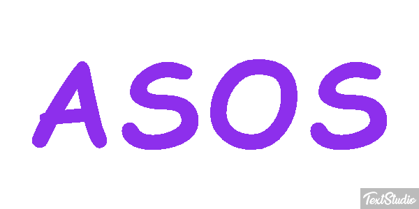 ASOS Text effect