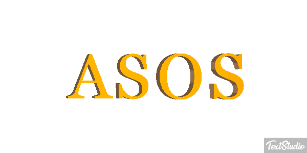 ASOS Text effect