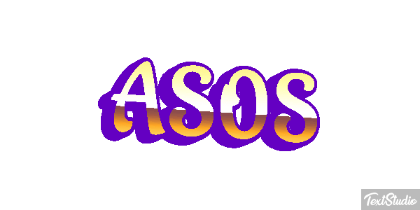 ASOS Text effect