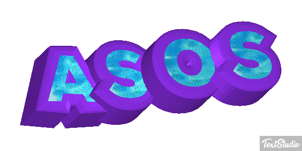 ASOS Text effect
