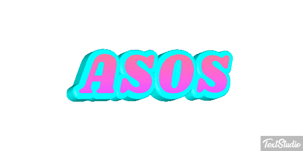 ASOS Text effect