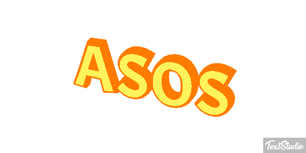 ASOS Text effect