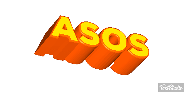 ASOS Text effect