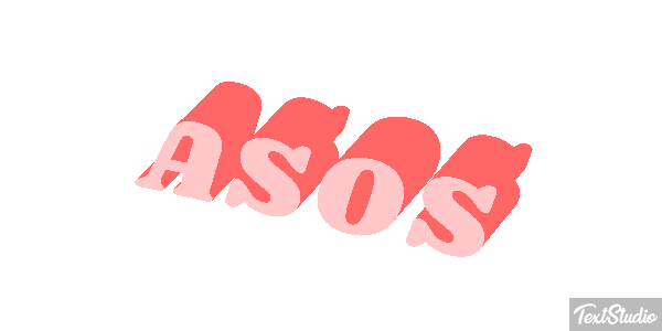 ASOS Text effect