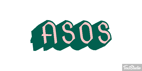 ASOS Text effect