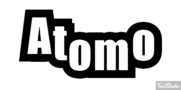Átomo Текстовый эффект