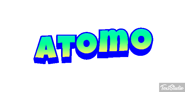 Átomo Текстовый эффект