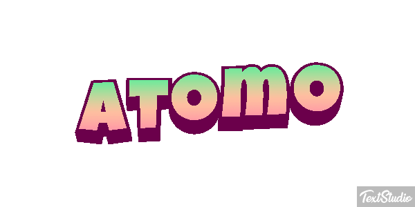 Átomo Текстовый эффект